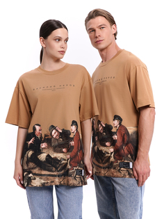 Футболка унисекс ТВОЕ 99903 бежевая XL-XXL