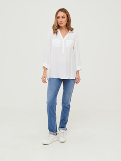 Блуза женская Gerry Weber 965011-66404-99600 белая 44