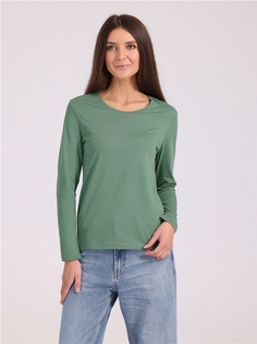 Лонгслив женский Апрель 1ЖДЛД3869001 зеленый 100/164