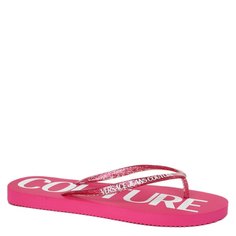 Шлепанцы женские Versace Jeans Couture 74VA3SQ7 розовые 35 EU