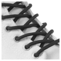 Шнурки для обуви Tarrago TL6510 круглые, 150 см, черный, пара