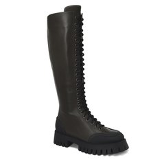 Сапоги женские Tendance LH525-Y27 хаки 40 EU
