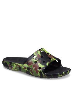 Сланцы мужские Crocs Classic Spray Camo Slide 208252 черные 42-43 EU