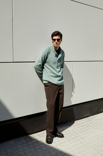 Брюки мужские Finn Flare FAD210104 коричневые S