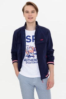 Ветровка мужская U.S. POLO Assn. G081SZ0MS0NK22Y_VR033_50 синяя 50 RU