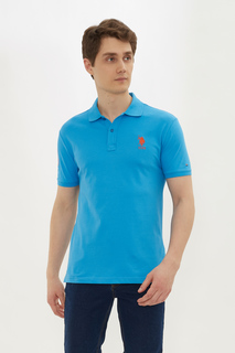 Футболка мужская U.S. POLO Assn. G081SZ0110JIROIY021 бирюзовая S