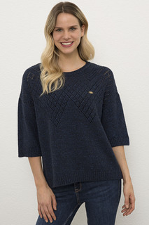 Джемпер женский U.S. POLO Assn. G082SZ0TK0IPEKOZ синий XS