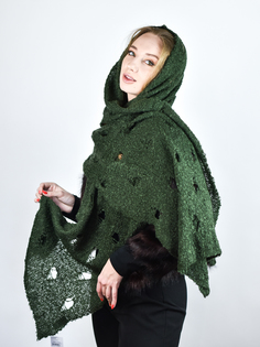 Шарф женский Venera 9300841 зеленый, 200x45 см