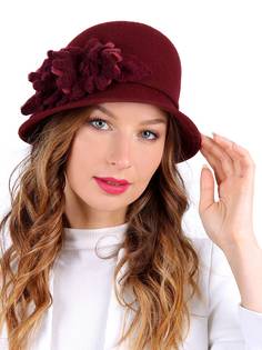Шляпа женская Venera 9702559 красный, бордовый, р. 55-56