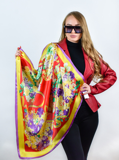 Платок женский Venera 1801129 разноцветный, 84x84 см