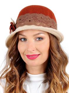Шляпа женская Venera 9702759 оранжевый, терракотовый, бежевый, коричневый, р. 55-57
