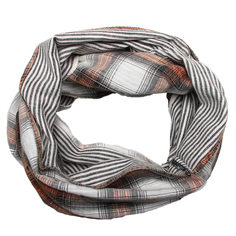 Снуд женский Venera 9200471 бежевый, коричневый, 75x50 см