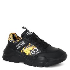 Кроссовки мужские Versace Jeans Couture 74YA3SC2 черные 40 EU