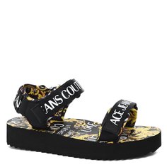 Сандалии женские Versace Jeans Couture 74VA3SX4 черные 38 EU
