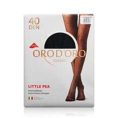 Колготки женские Orodoro Little Pea черные 4 размер