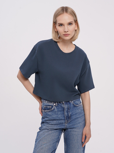 Футболка женская ТВОЕ 98023 синяя XS