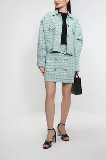 Юбка женская Belucci BL23021083-004 зеленая XL