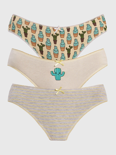 Комплект трусов женских ТВОЕ A6810 разноцветных L