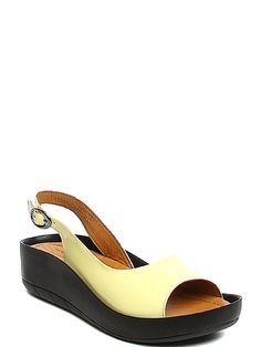 Босоножки женские Milana 1913441 желтые 40 RU