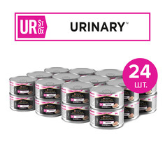 Влажный корм для кошек PRO PLAN VETERINARY DIETS UR при болезни мочевых путей, 195г x 24шт