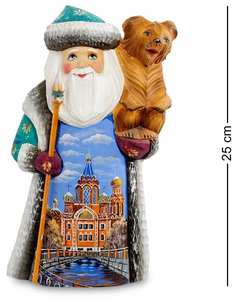 Фигурка Дед Мороз и бурый мишка Народные промыслы