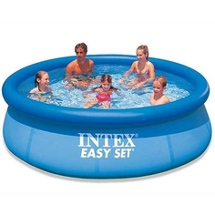 Бассейн надувной круглый EASY SET, Intex 396х84см 28143NP (28265466)