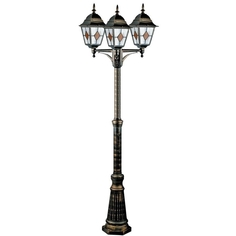Уличный фонарный столб с лампочками. Комплект от Lustrof. №8904-616368