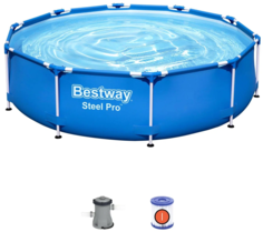 Каркасный бассейн Bestway 5612e 396х396х84 см