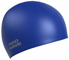 Шапочка для плавания MAD WAVE Intensive BIG Navy