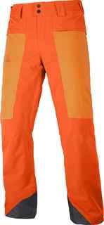 Брюки Горнолыжные Salomon Brilliant Pant Mens Pureed/Red Orange (Us:m/R)