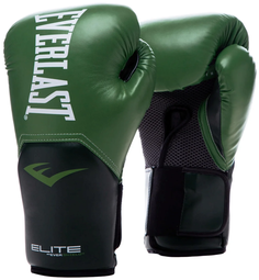 Перчатки тренировочные Everlast Elite ProStyle 12oz зелёные, 1 пара