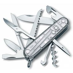 Нож перочинный Victorinox Huntsman (1.3713.T7) 91мм 15функций серебристый