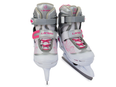 Коньки фигурные Larsen Liberty, grey/pink/white, 38-41 RU