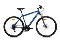 Велосипед взрослый дорожный Merida Crossway 10 сине-белый серый рама XXL