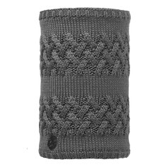 Шарф-труба Buff Ski Chic Collection Knitted & Polar Neckwarmer Savva, grey castlerock