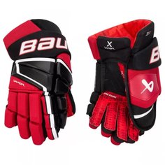 Перчатки хоккейные BAUER Vapor 3X S22 Sr 1059954 (15 / черный-красный) Бауэр