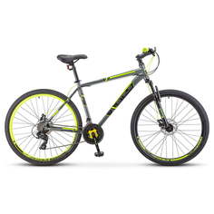Велосипед горный Stels Navigator 700 D F020 Серый/Жёлтый 27.5" (LU096009) рама 17,5"