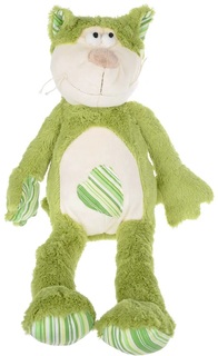 Мягкая игрушка Jackie Chinoсo JC-12918-A Зеленый кот 20 см