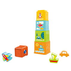 HAUNGER Игровой набор Пирамидка:5 стаканчиков,3 игрушки HE0225 Huanger