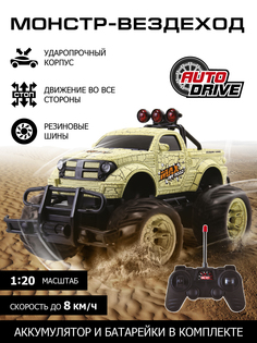 Радиоуправляемая машинка ТМ AUTODRIVE Монстр-трак 2WD, М1:20, JB0404776