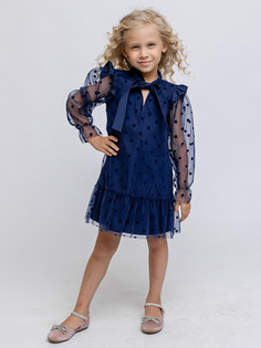 Платье детское Batik 014 п22-03 синий 110 Батик