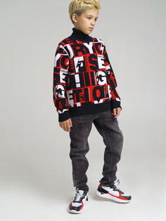 Свитер вязаный PlayToday, цветной, 176