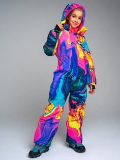 Зимний комбинезон из мембранной ткани PlayToday, цветной, 170