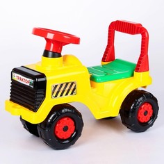 Толокар-машинка «Трактор», цвет жёлтый Alternativa