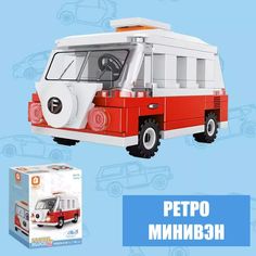 Конструктор Forange Block Машинка инерционная 81PCS