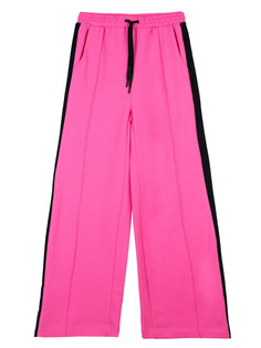 Брюки трикотажные для девочек PlayToday, фуксия, 170