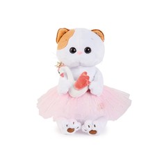 Мягкая игрушка BUDI BASA Кошечка Лили - балерина с лебедем 27 см