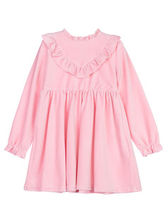 Платье трикотажное для девочек PlayToday, светло-розовый, 122