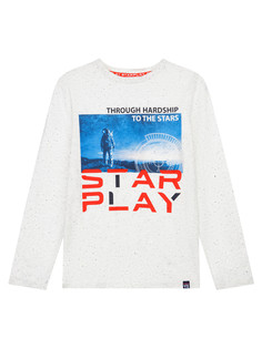 Фуфайка для мальчиков PlayToday (футболка), серый меланж, 152