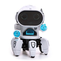Робот IQ BOT музыкальный Вилли, звук, свет, ходит, цвет белый SL-05925B